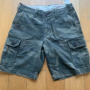 Abercrombie camo cargo shorts
